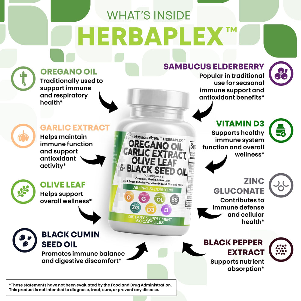 Clean Nutra olive leaf extract capsules arranged for daily wellness and digestion support.