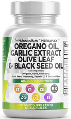 Clean Nutra oregano oil capsules bottle with potent blend for daily wellness.