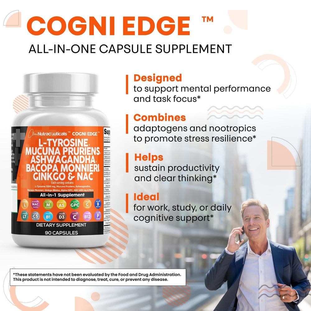 Clean Nutraceuticals 5-HTP capsule for mood balance and restful sleep.