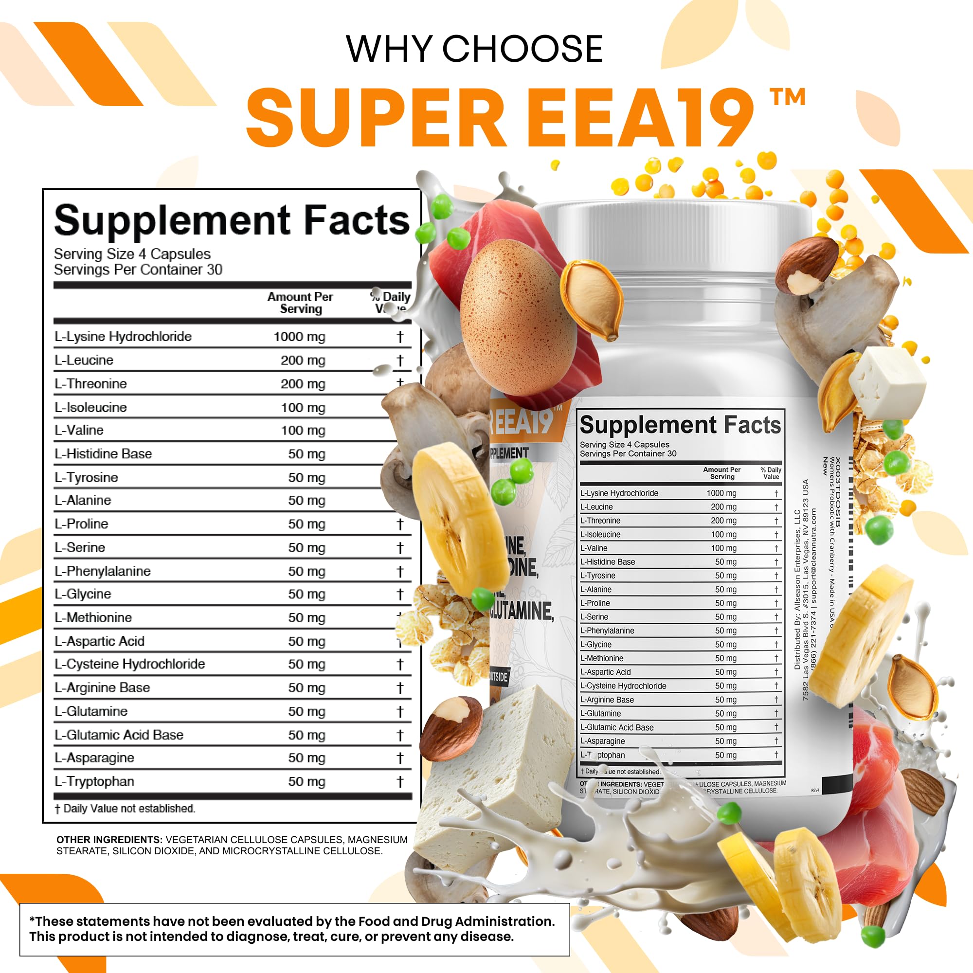 Clean Nutraceuticals amino acids pouring shot suggests easy daily dosing and consistent intake