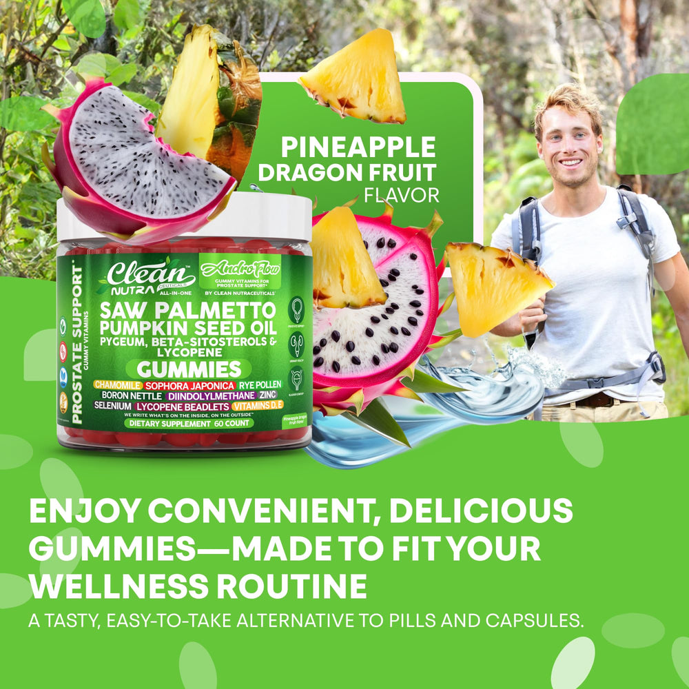 AndroFlow saw palmetto section focused on prostate health support