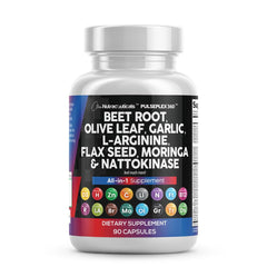 Clean Nutraceuticals Beet Root Capsules multi-ingredient blend for daily vitality and circulation.