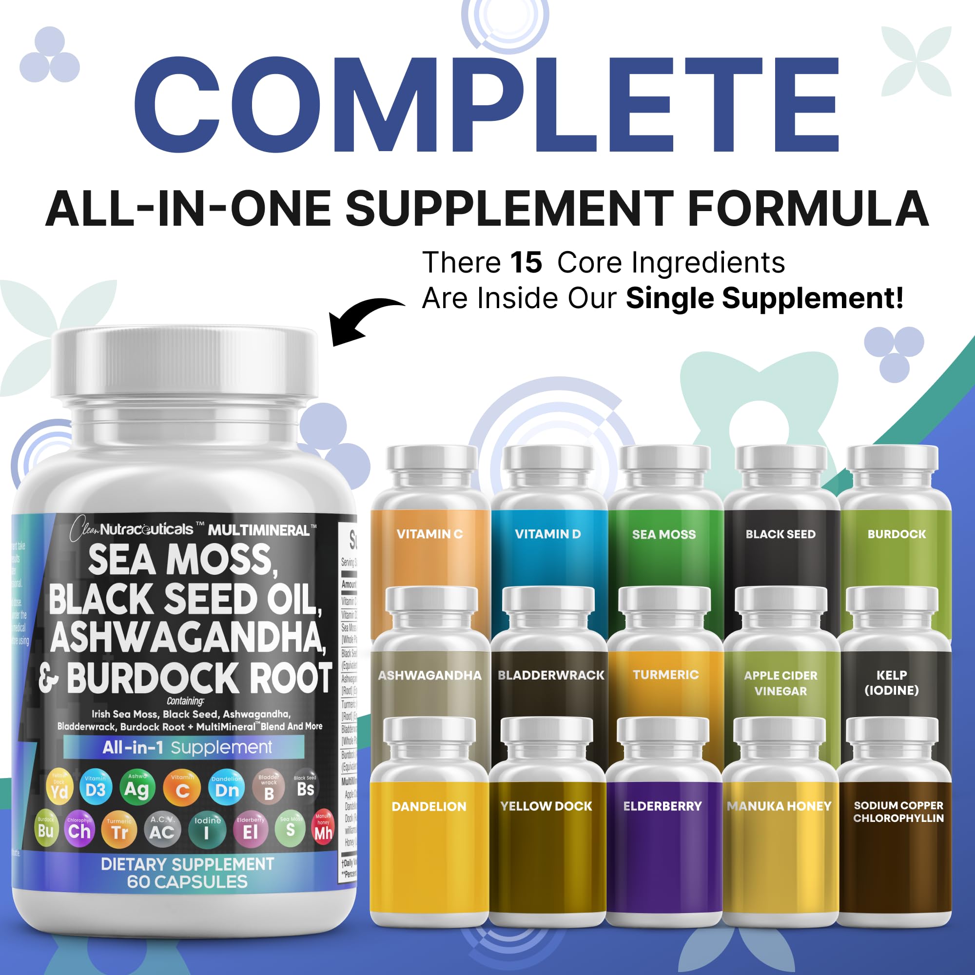Clean Nutraceuticals black seed oil capsules closeup, convenient daily wellness staple.