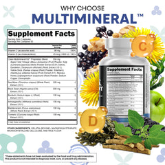 Clean Nutraceuticals bladderwrack root capsules, minerals for daily wellness.