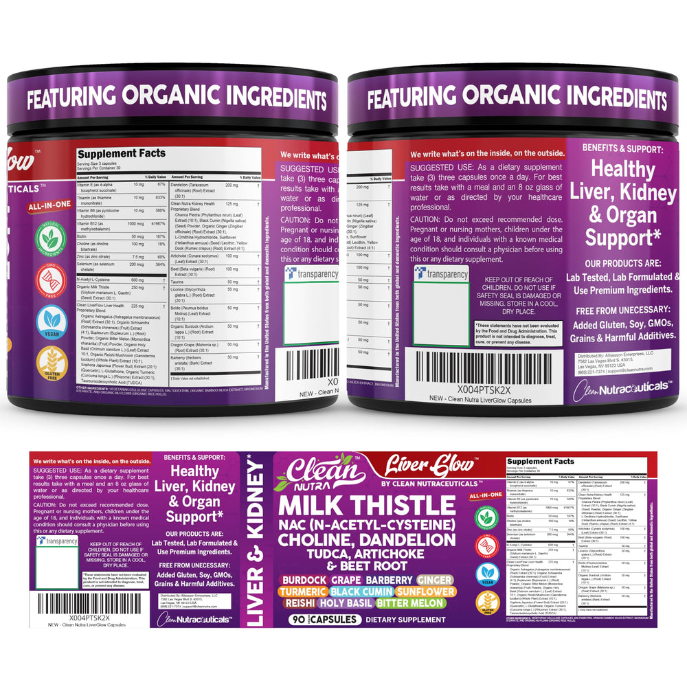 Clean Nutraceuticals bottle with capsules ready for daily wellness support