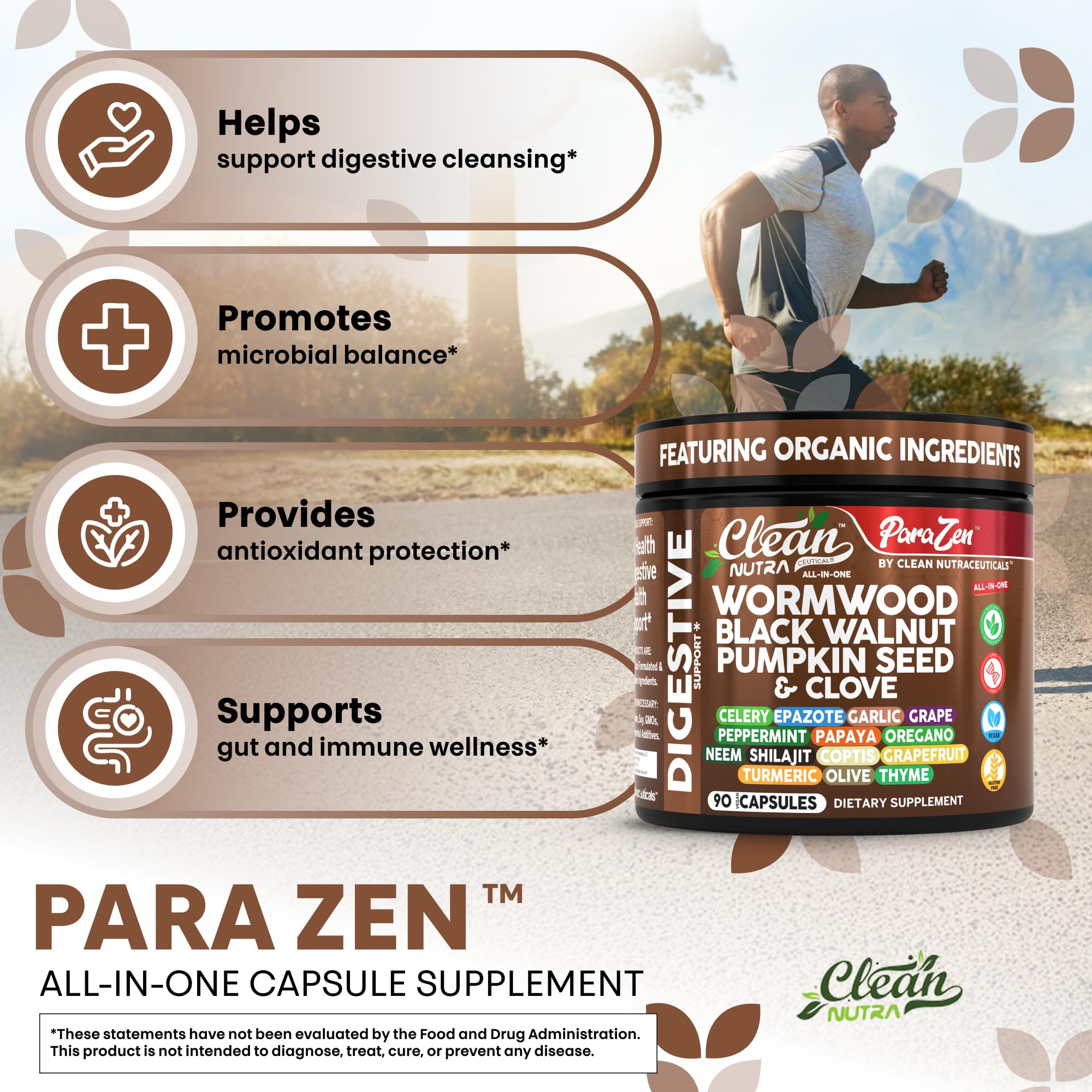 Clean Nutraceuticals celery stalk extract capsules for natural fiber support