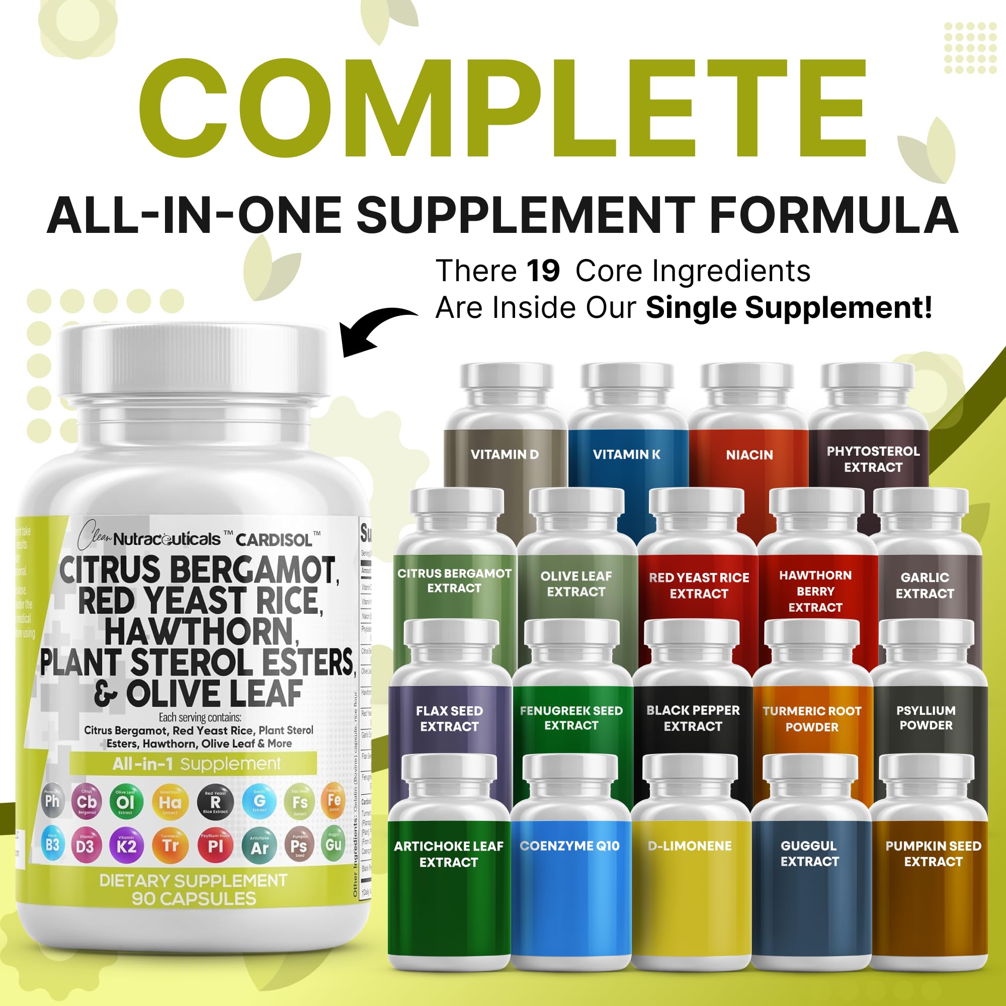 Clean Nutraceuticals bottle with capsules close-up highlights the vitamin blend for daily wellness