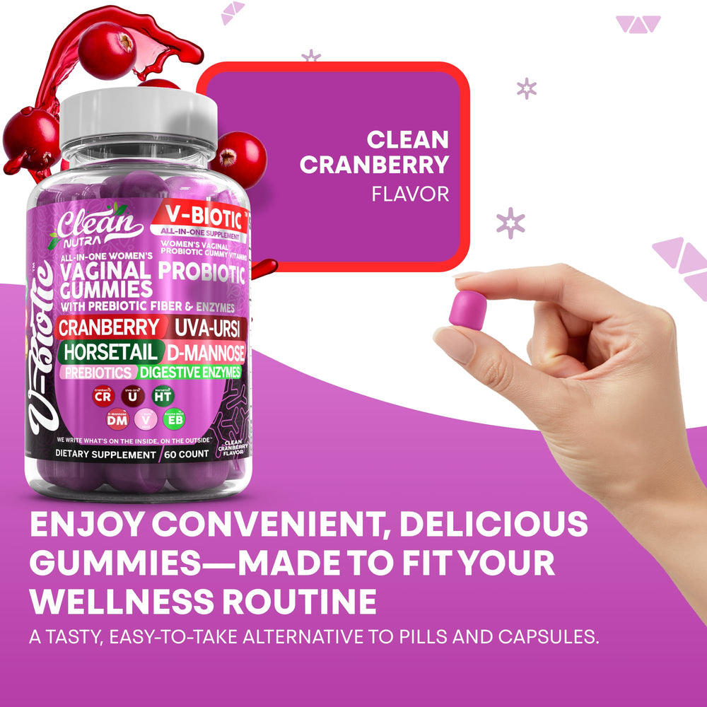 Clean Nutraceuticals Cranberry bioactive blend image for gut flora support.
