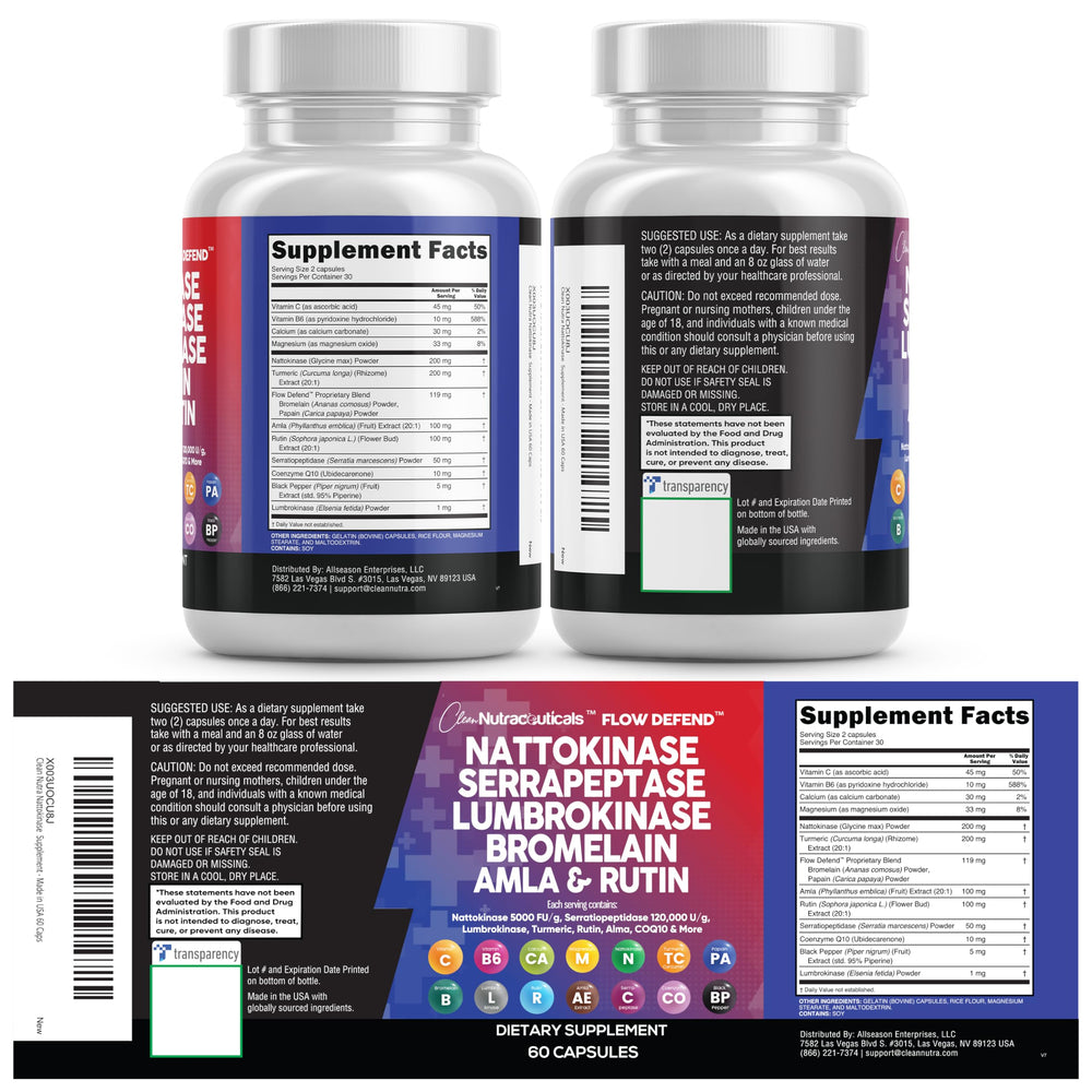 Clean Nutraceuticals daily-use bottle ready for integrated wellness routine.