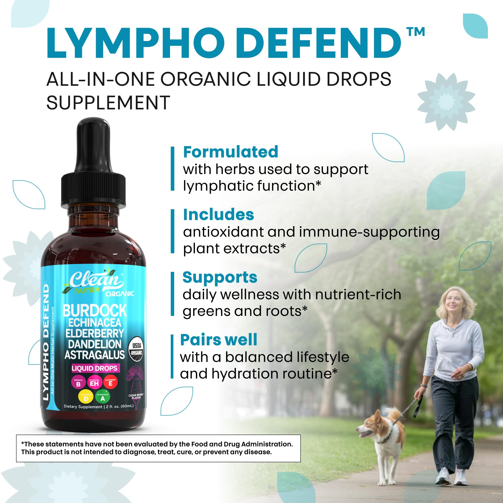 Clean Nutraceuticals dandelion root drops show liver-friendly digestive aid.