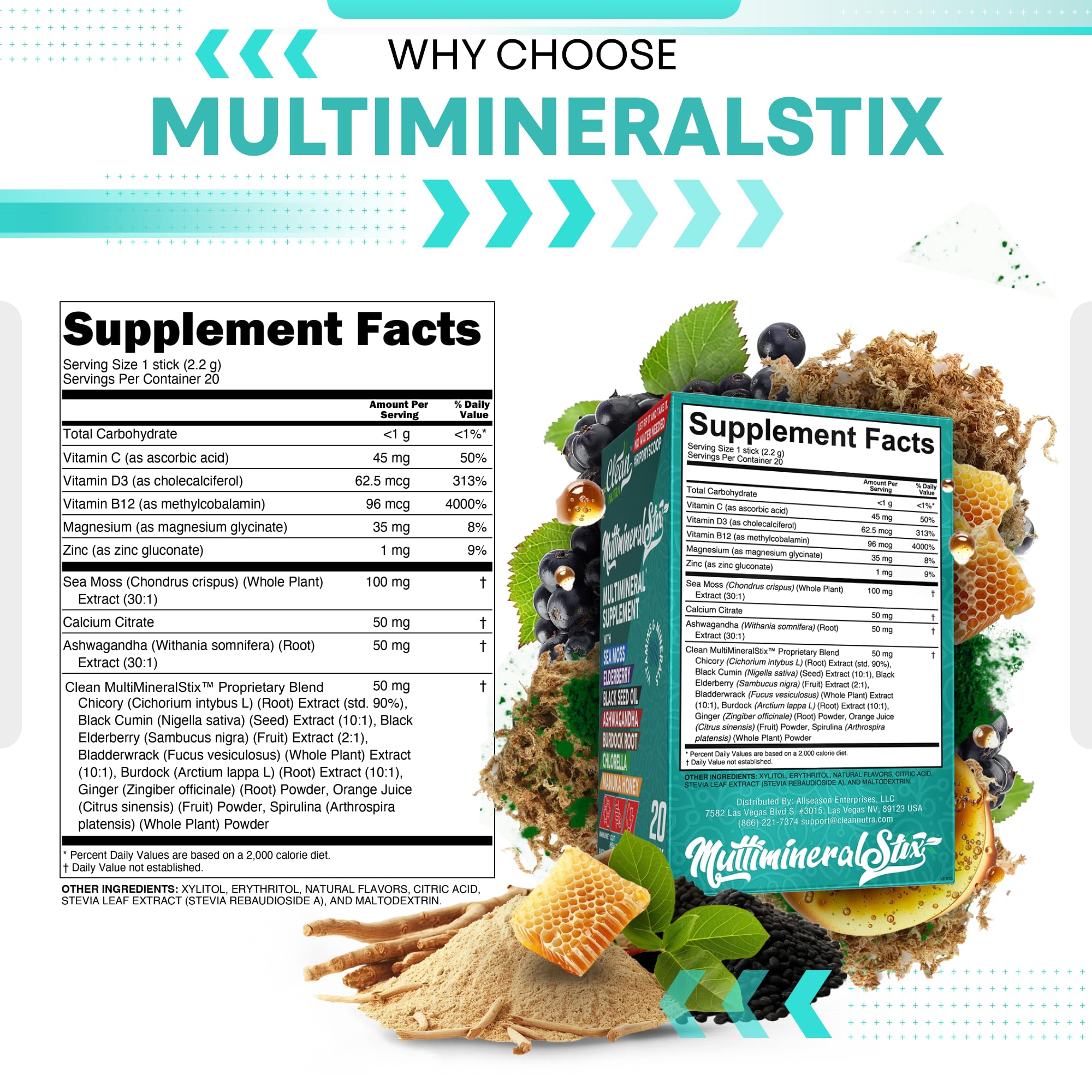 Clean Nutraceuticals detox-greens-stick supports gentle cleansing and gut-friendly nutrition