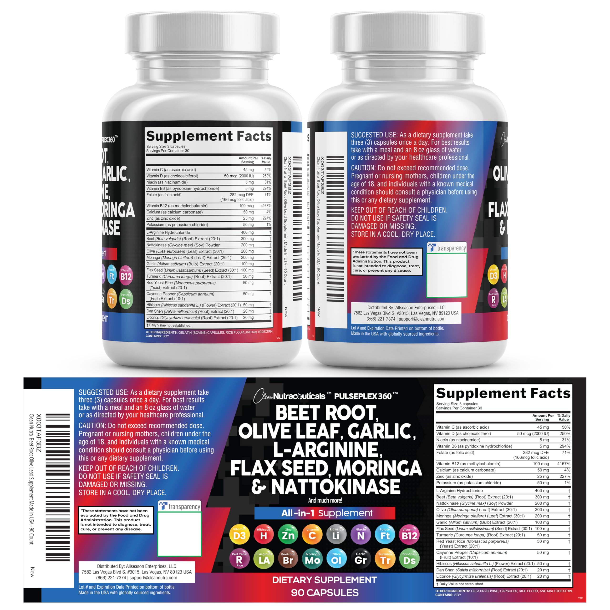 Clean Nutraceuticals facility quality assurance stamp indicating trustworthy production.