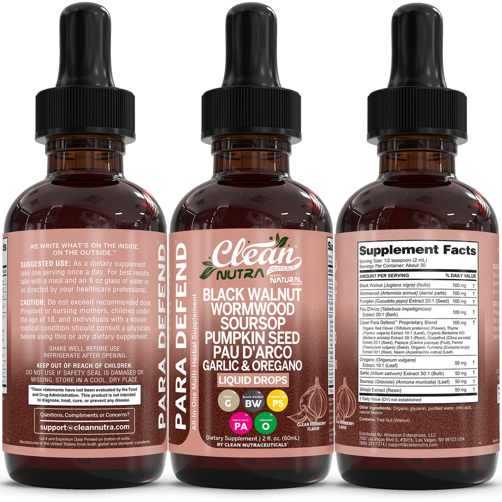 Clean Nutraceuticals Fennel and Red Clover Drops bottle for flexible use.