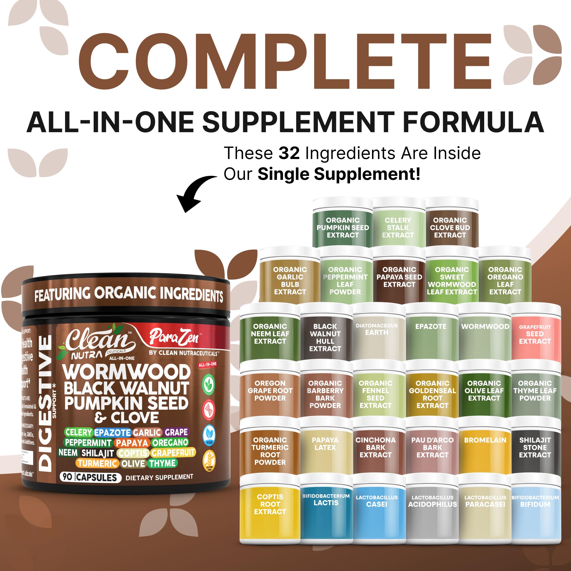 Clean Nutraceuticals garlic extract capsules support digestive comfort