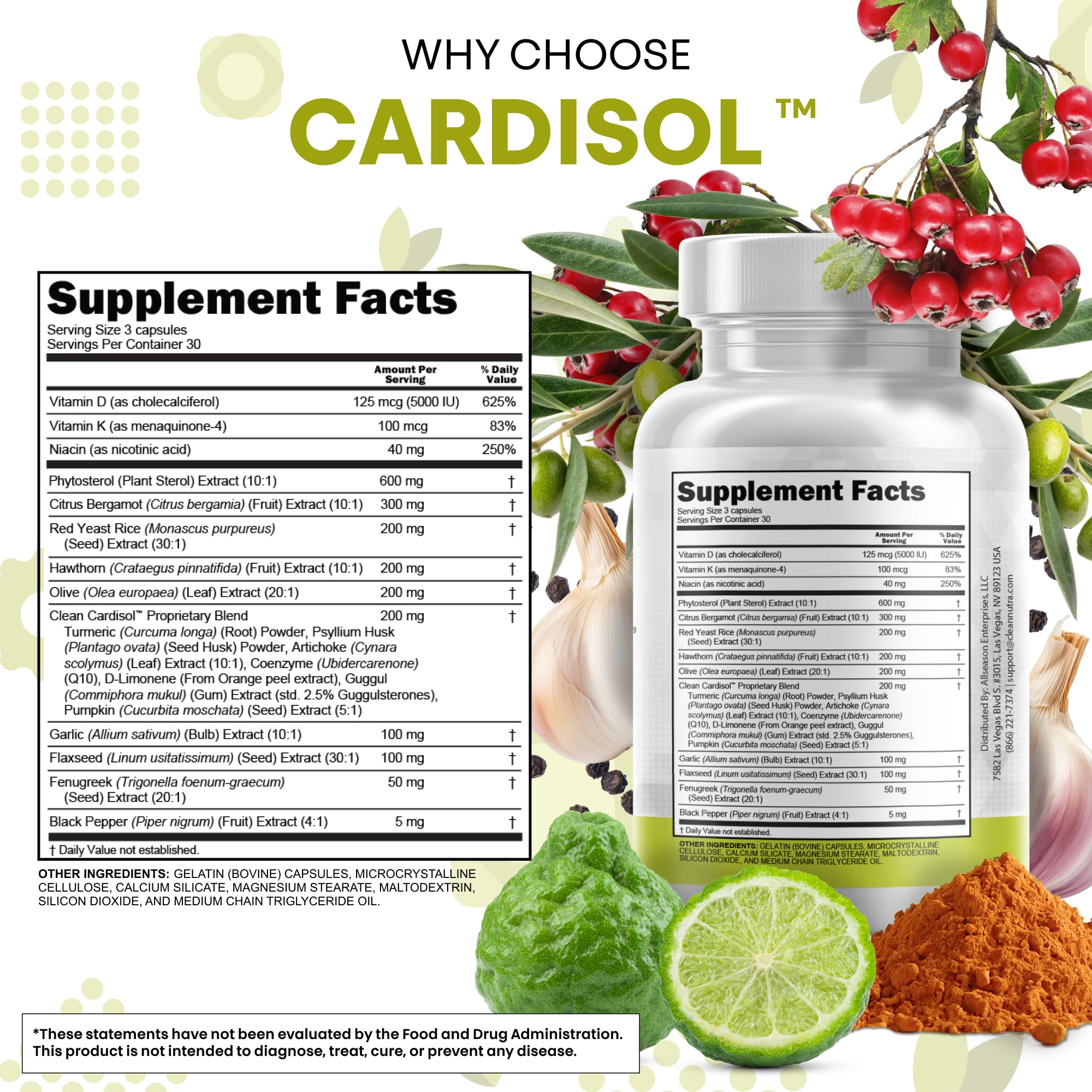 Clean Nutraceuticals Hawthorn Extract bottle supports everyday wellness