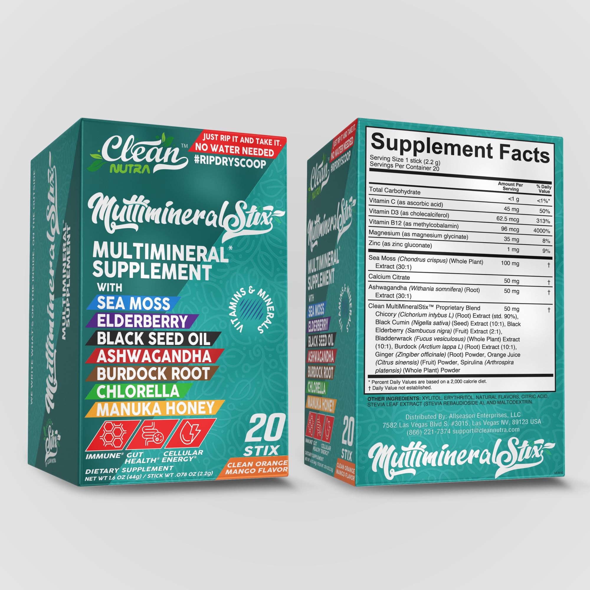 Clean Nutraceuticals hydration-boost-stick delivers sugar-free hydration between workouts