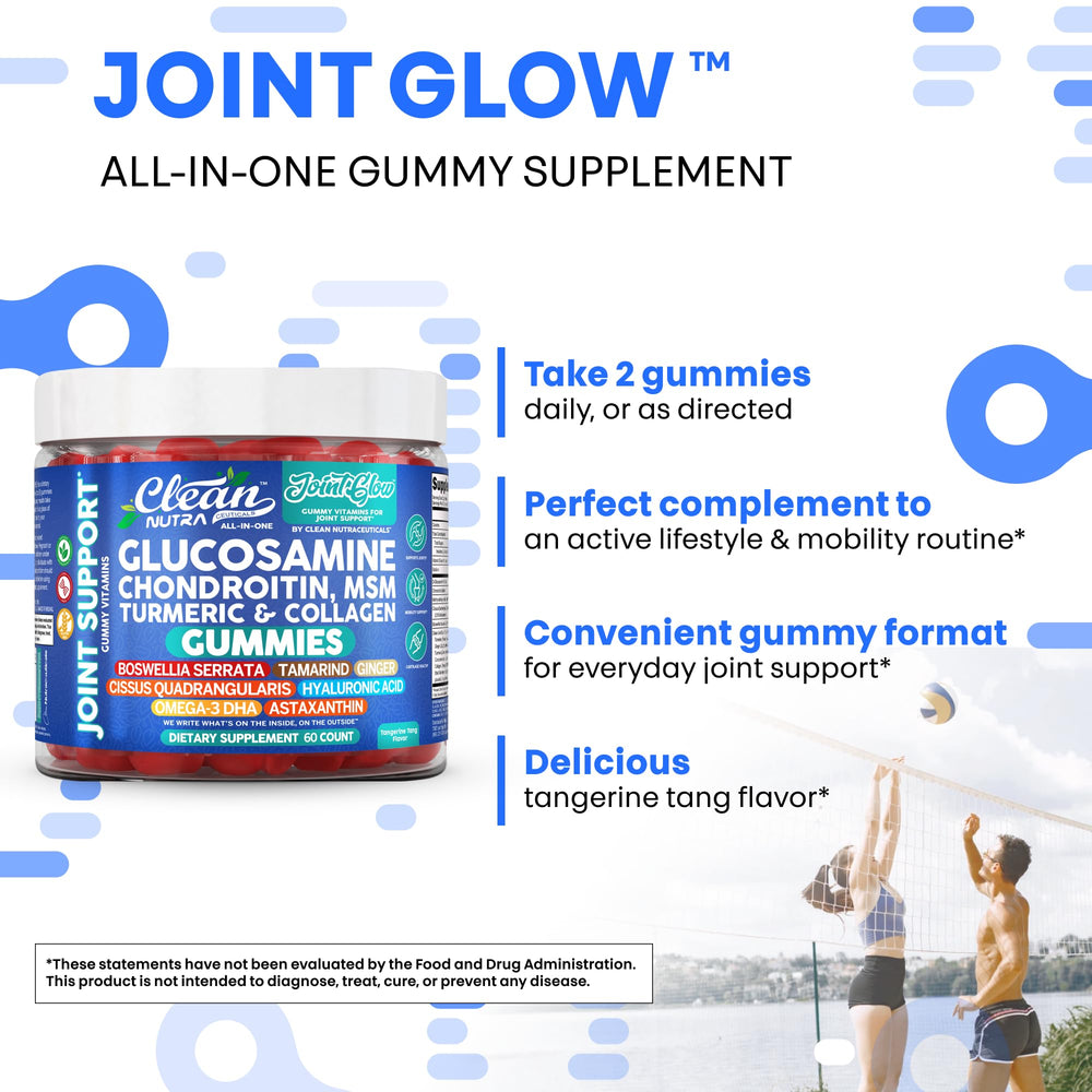 Clean Nutraceuticals Joint Glow Gummy daily-use setup