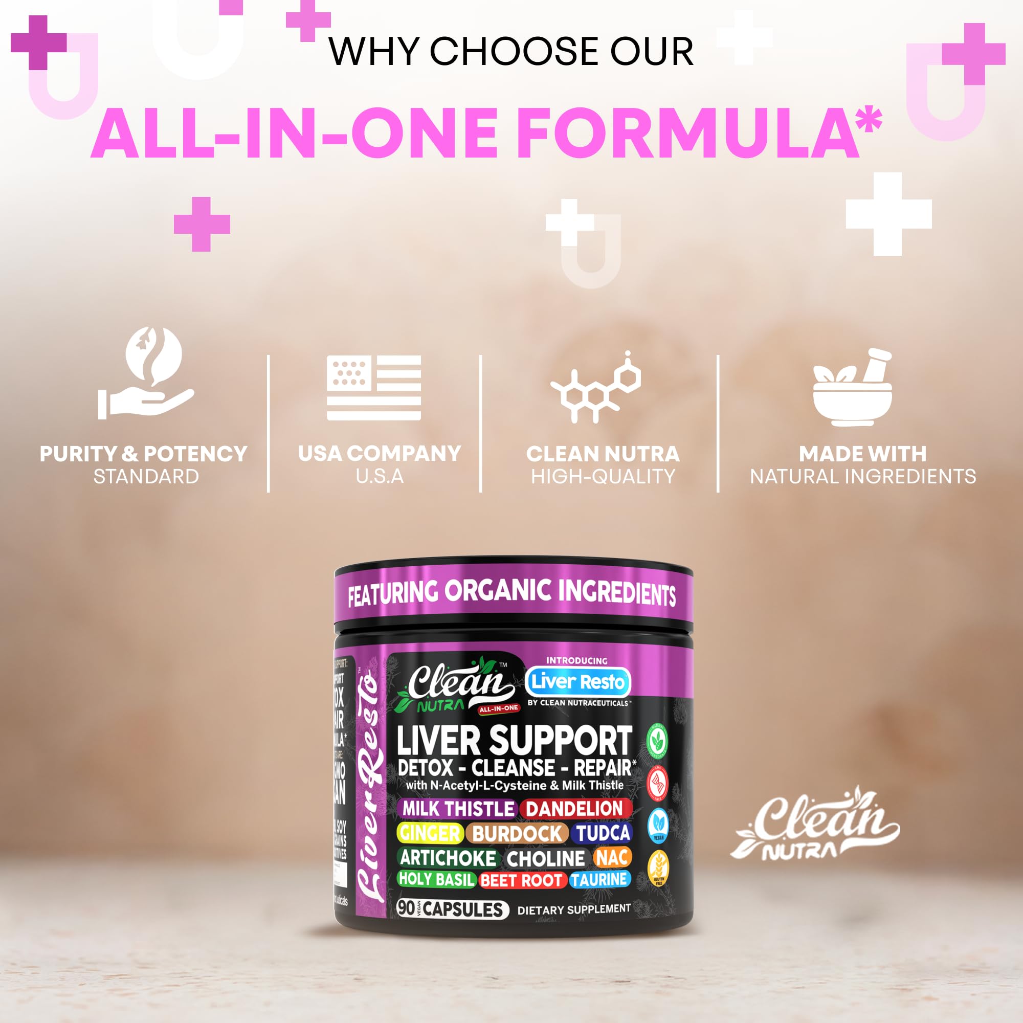 Clean Nutraceuticals Liver Cleanse chanca piedra tea visual suggesting detox support.