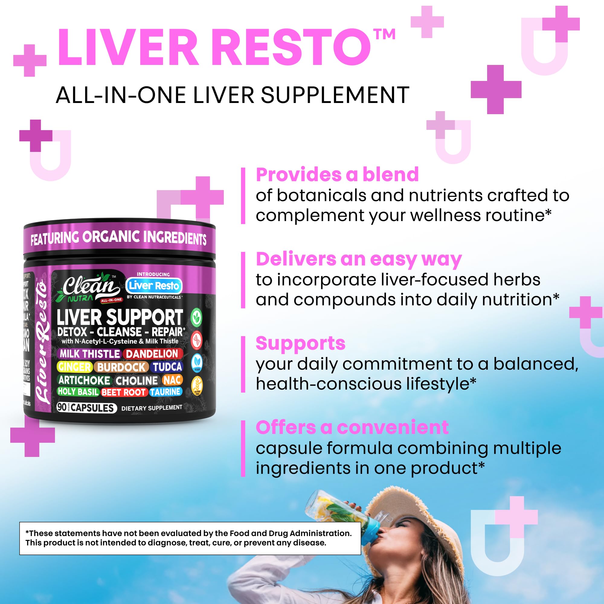 Clean Nutraceuticals Liver Cleanse beet root powder adds natural color and nutrients.