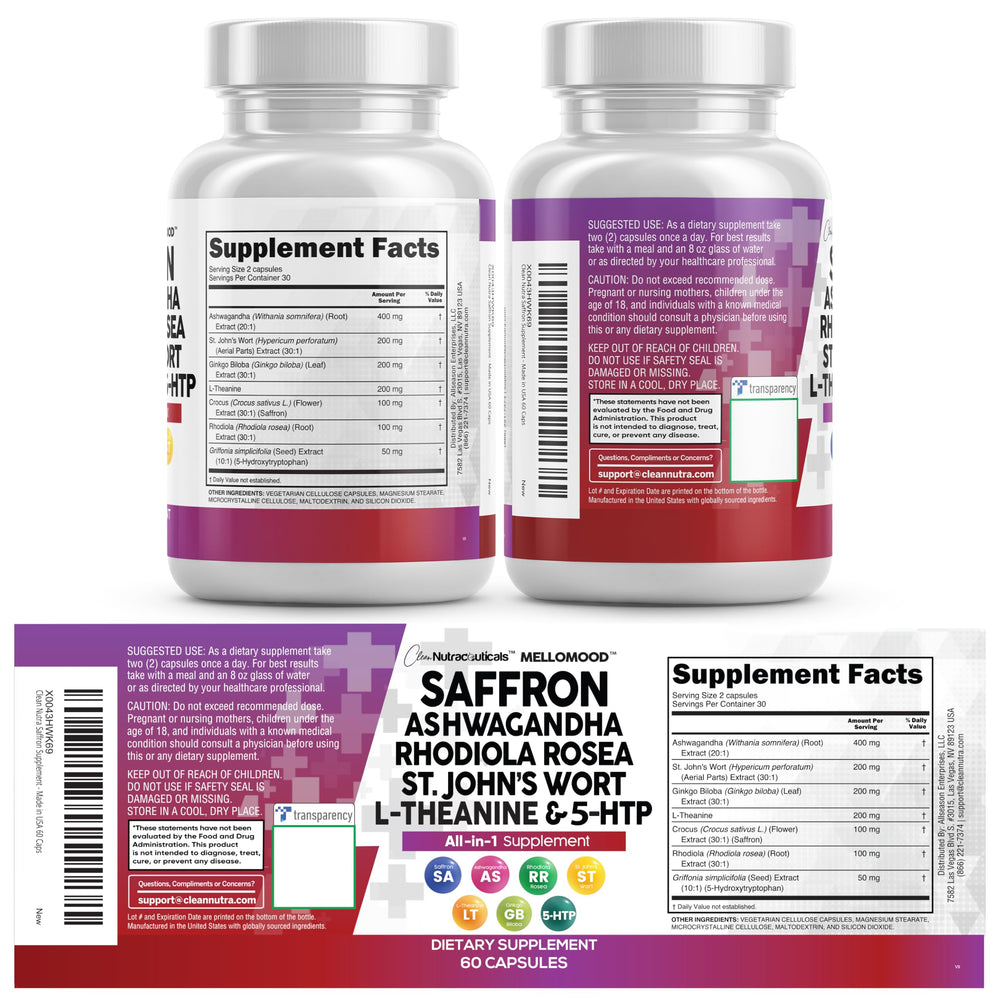 Clean Nutraceuticals Mellomood scene with notebook, supporting focus and mood stability