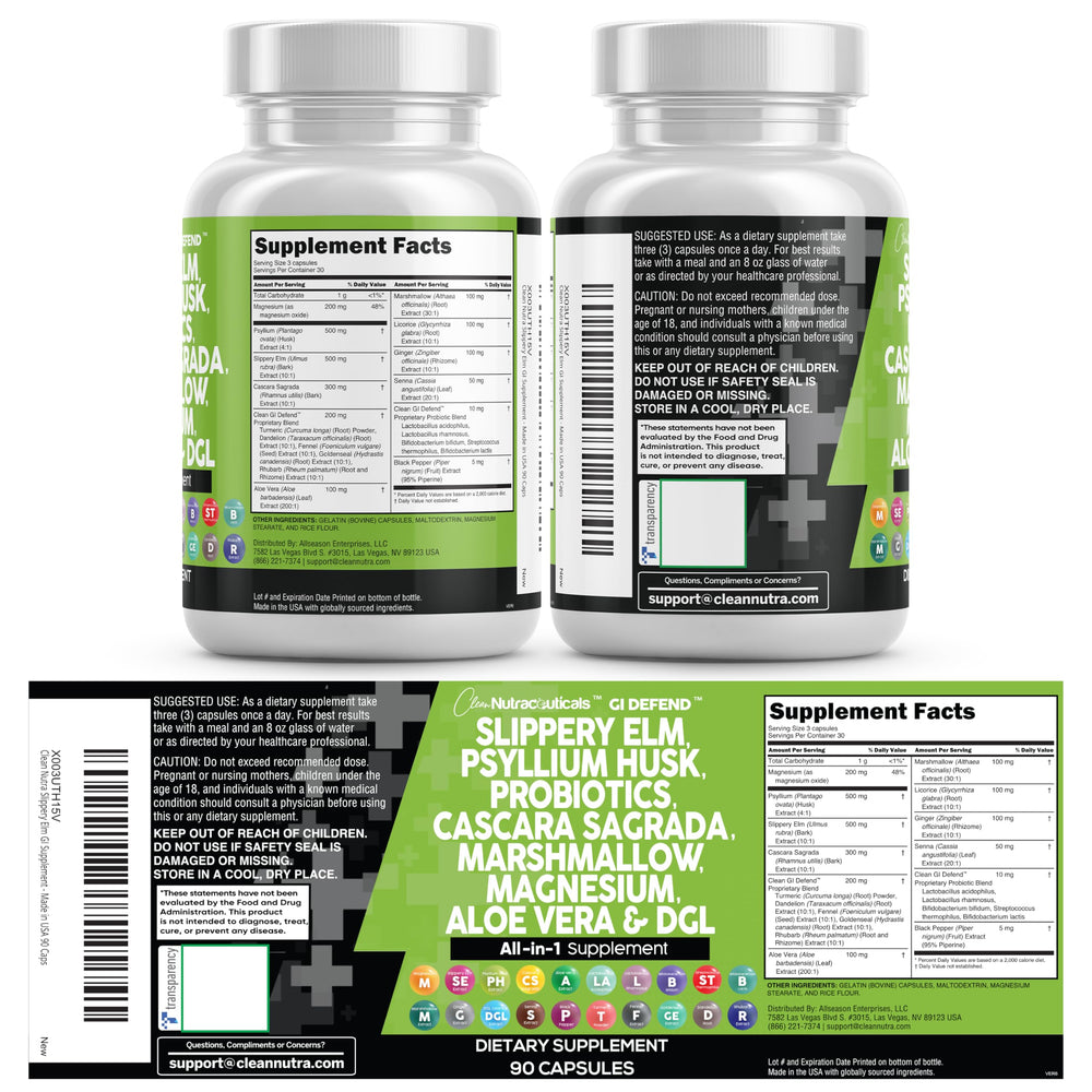 Clean Nutraceuticals Morning Routine image suggests simple intake for ongoing gut health