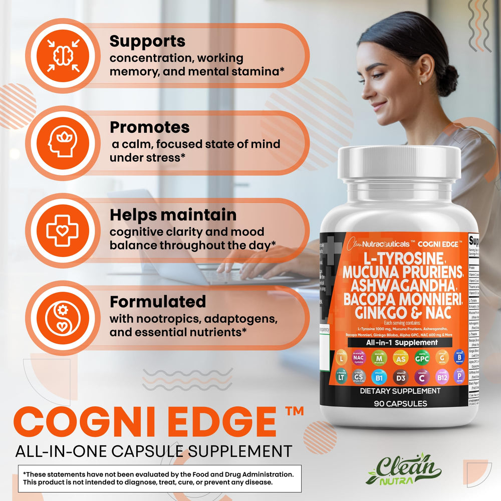 Clean Nutraceuticals NAC capsule for antioxidant support and cellular protection.