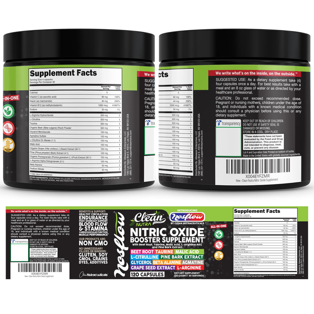 NosFlow bottle packaging showcases on-shelf visibility and convenience.
