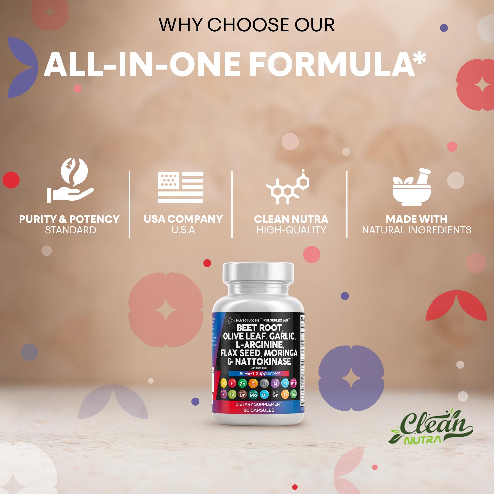 Clean Nutraceuticals organic moringa powder addition boosts nutrient density.