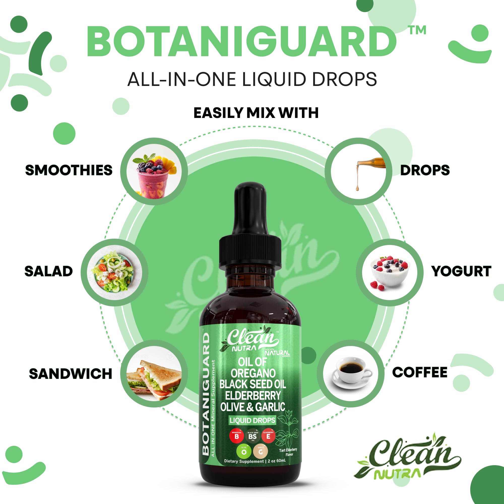 Clean Nutraceuticals packaging on shelf communicates transparency and potency