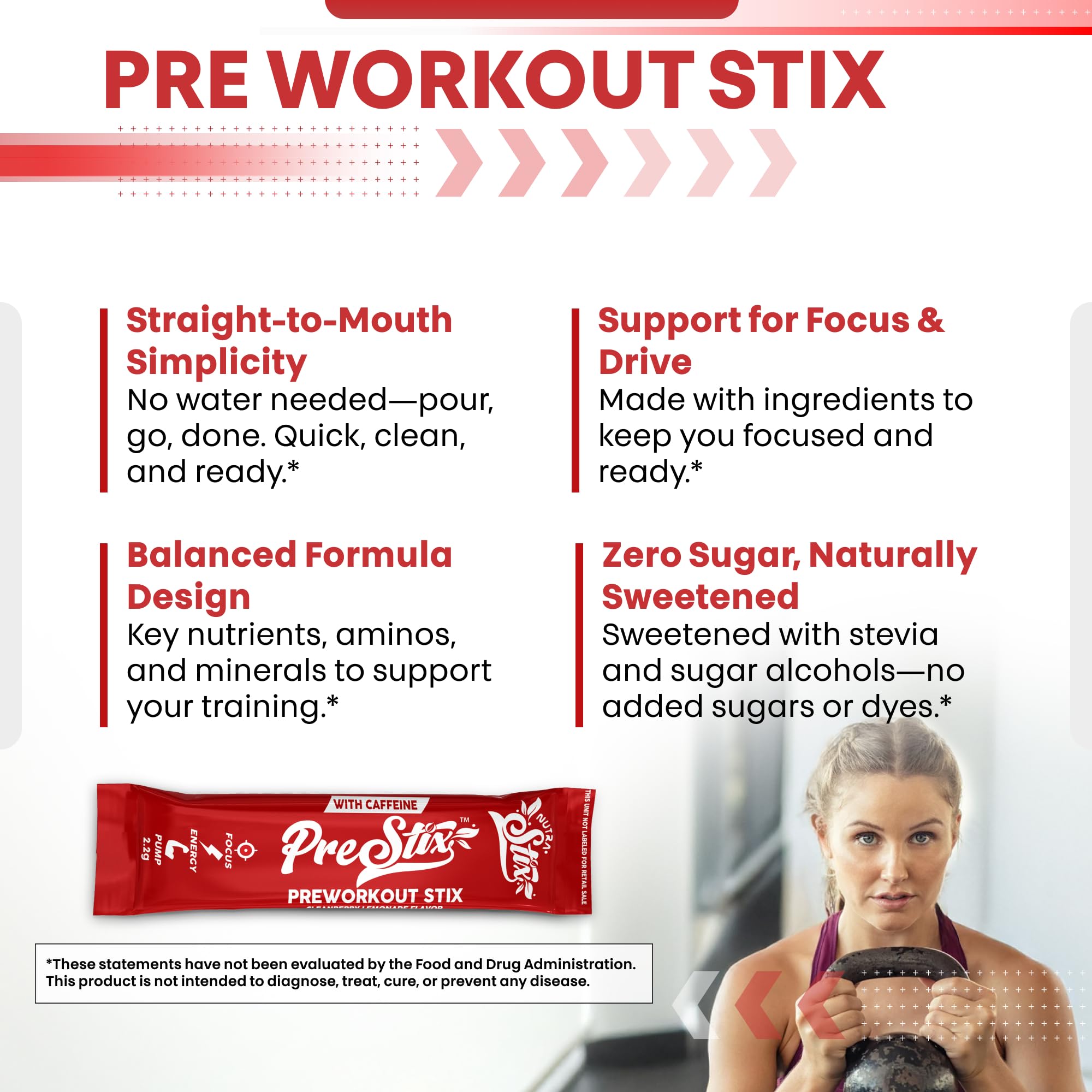 Clean Nutraceuticals Pre Stix electrolyte packet for hydration support