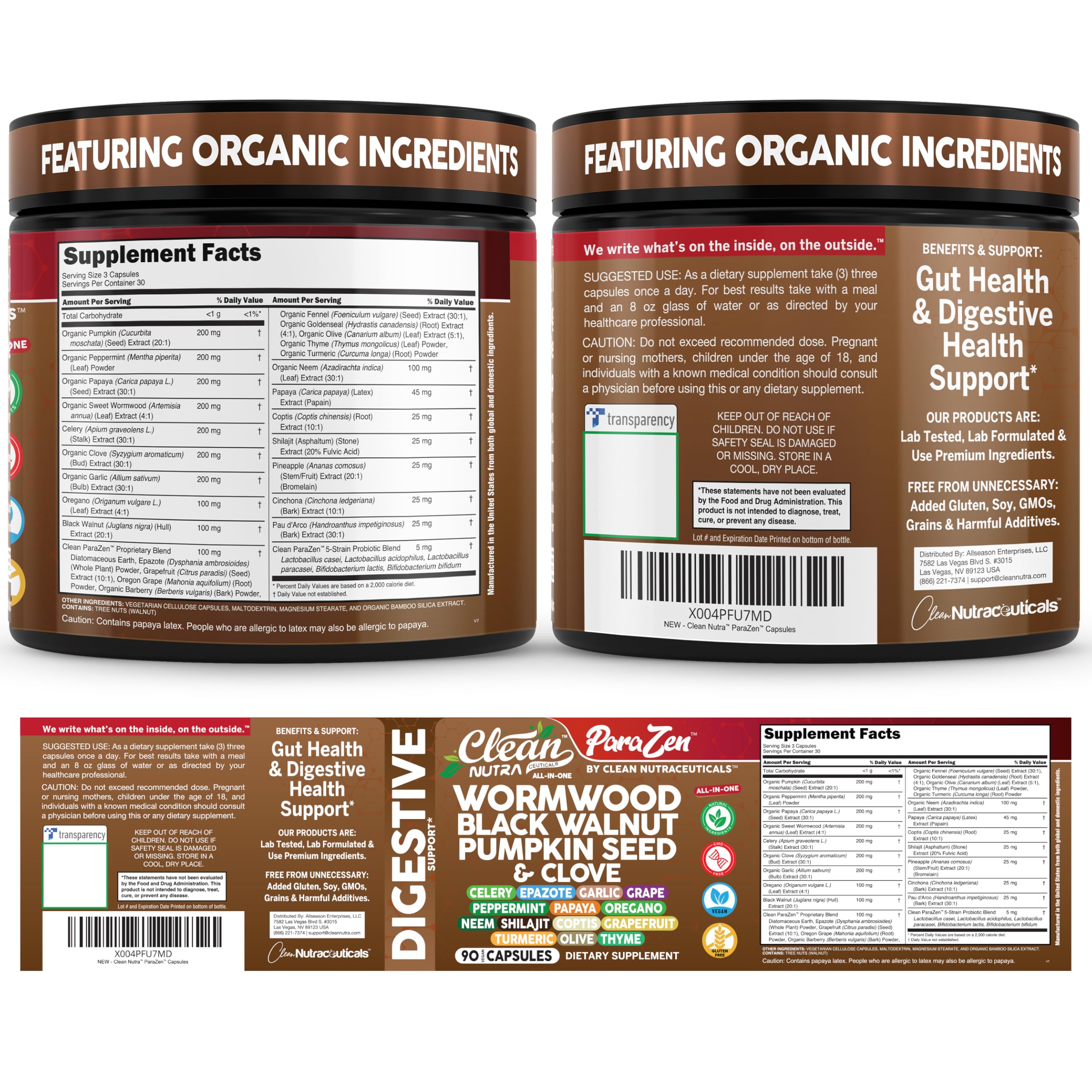 Clean Nutraceuticals probiotic blend supports gut balance and daily comfort