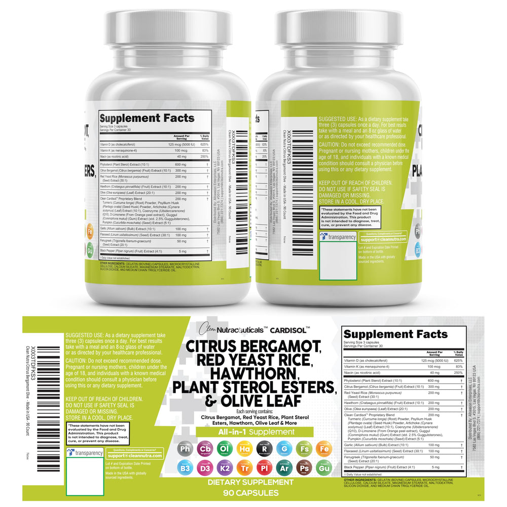 Clean Nutraceuticals Quality Assurance seal on packaging