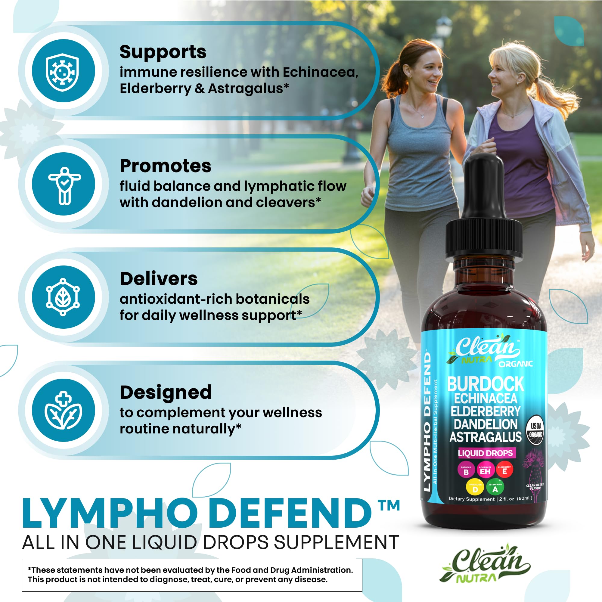 Clean Nutraceuticals sea moss drops emphasize mineral-rich immune balance.