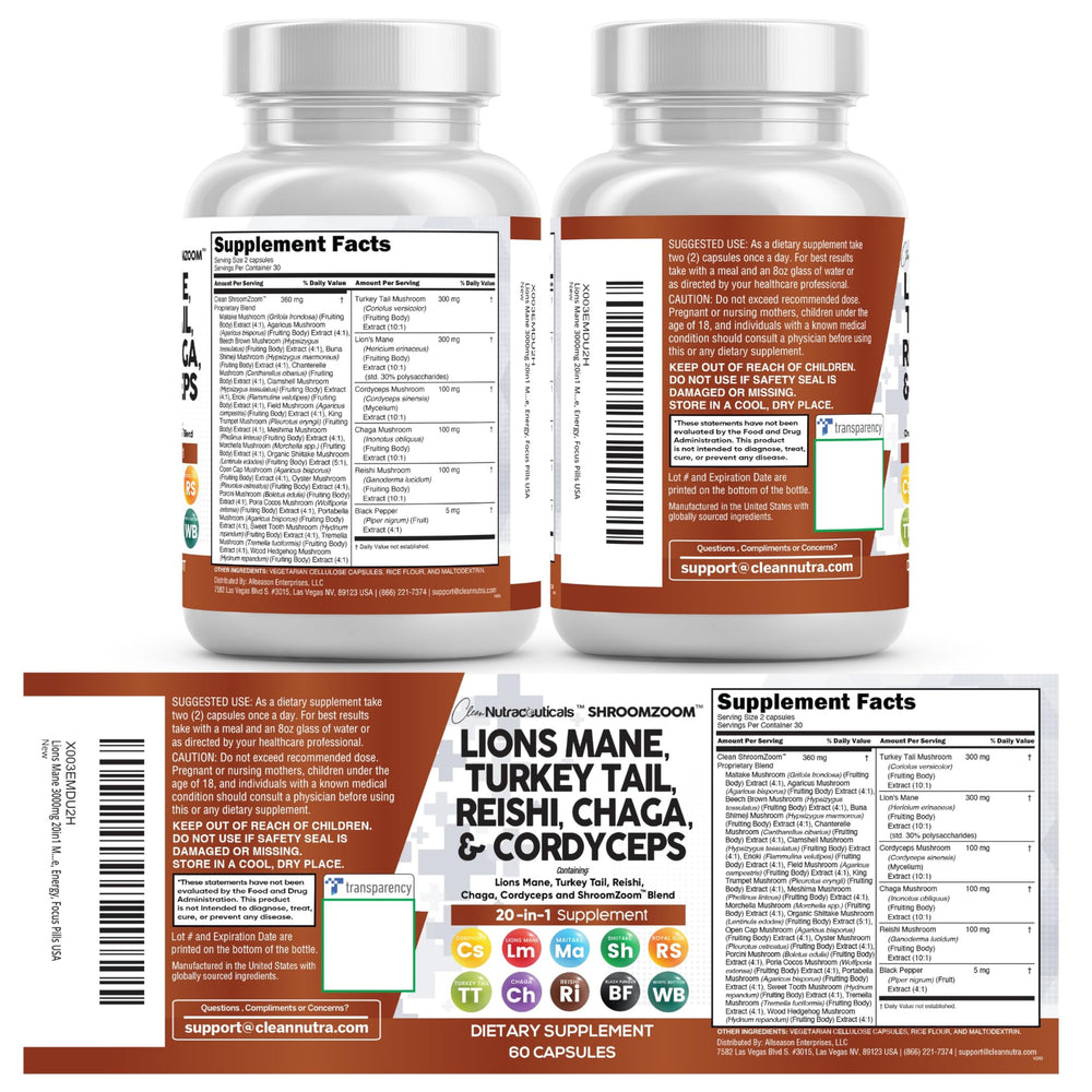 Bottle beside glass suggests convenient everyday nourishment from Clean Nutraceuticals.