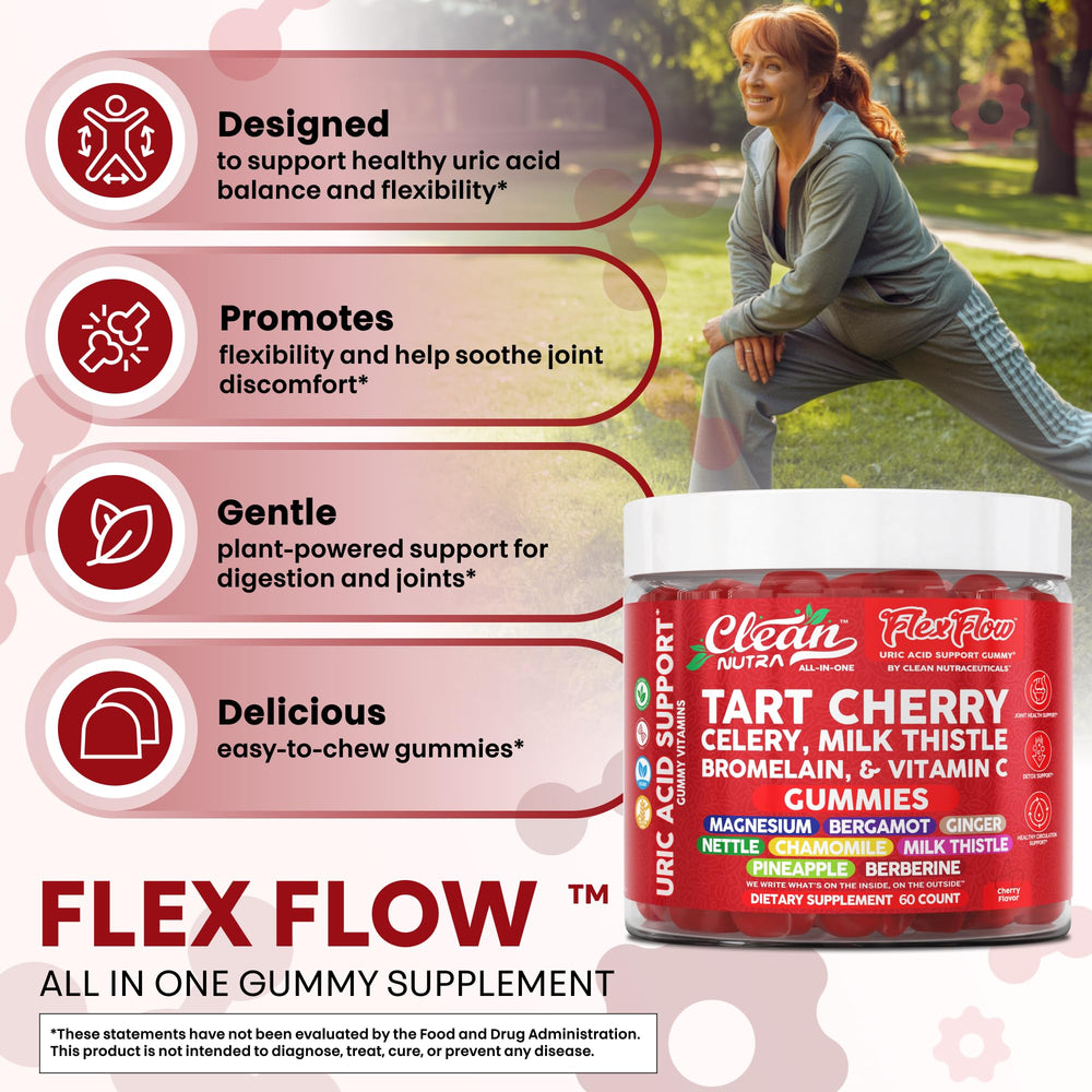 Clean Nutraceuticals tart cherry gummies USA-made label for trusted quality