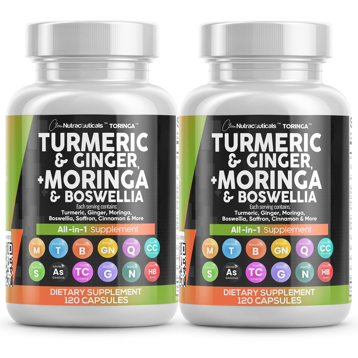 Clean Nutraceuticals Toringa turmeric-bottle-pour for easy daily intake.
