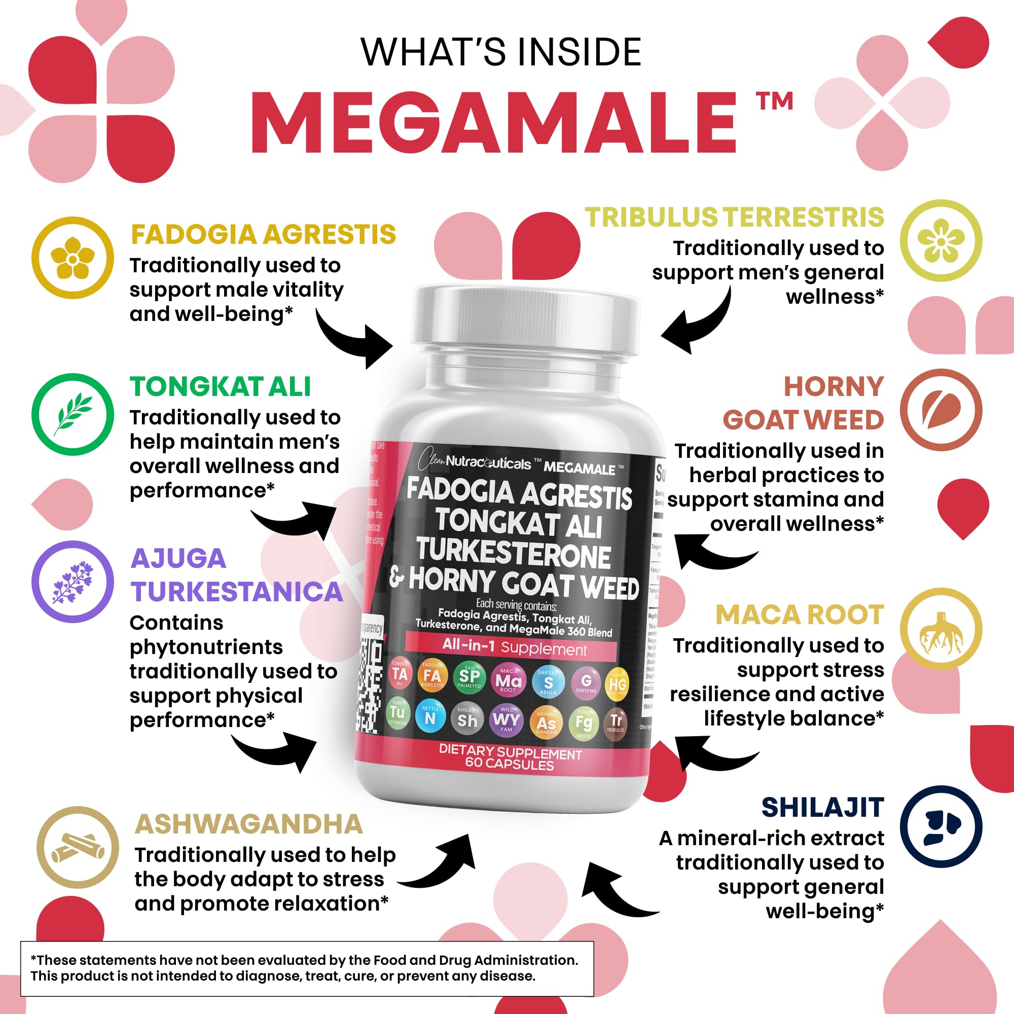 Clean Nutraceuticals turkesterone capsules for active days and stamina