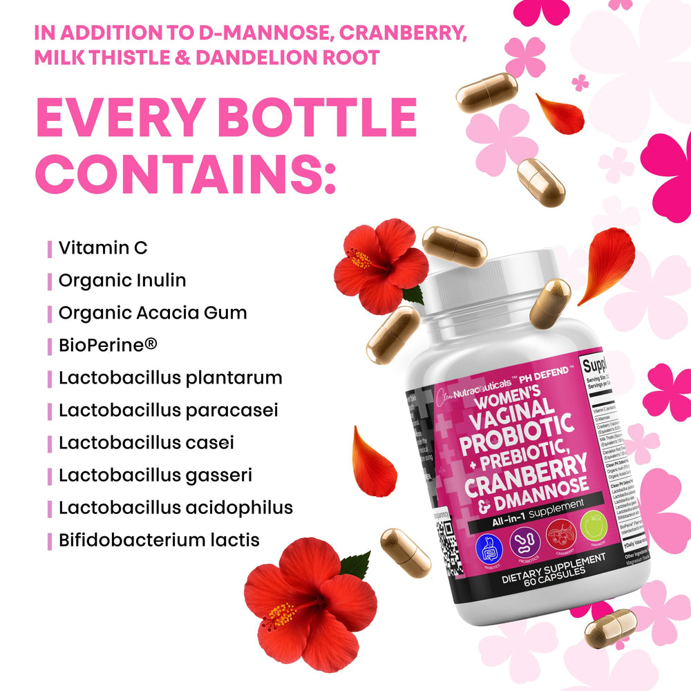 Clean Nutraceuticals vaginal odor balance for everyday freshness.