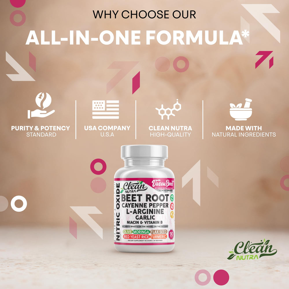 Clean Nutraceuticals Vascu Boost flax seed oil for plant-based omega support.