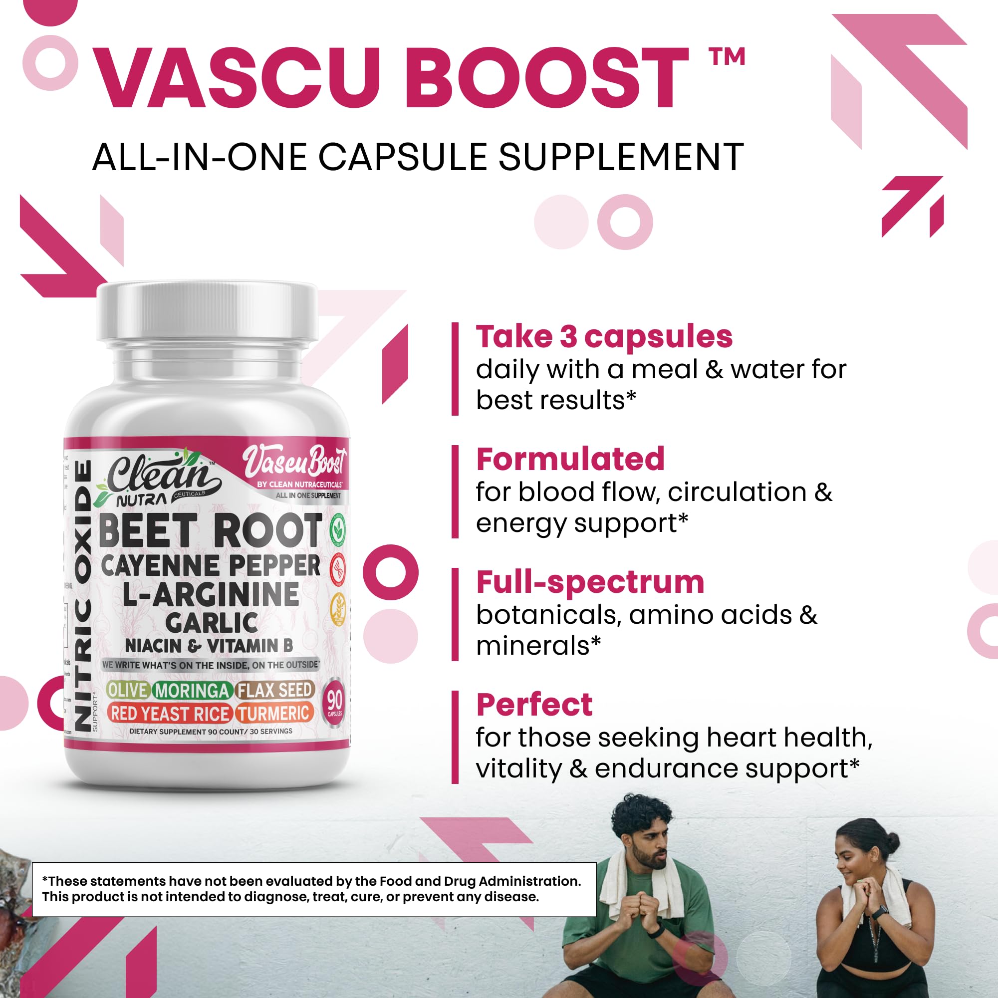 Clean Nutraceuticals Vascu Boost red yeast rice for balanced lipid harmony.