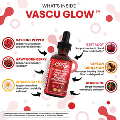 Clean Nutraceuticals Vascu Glow Beet Root Powder for earthy vitality