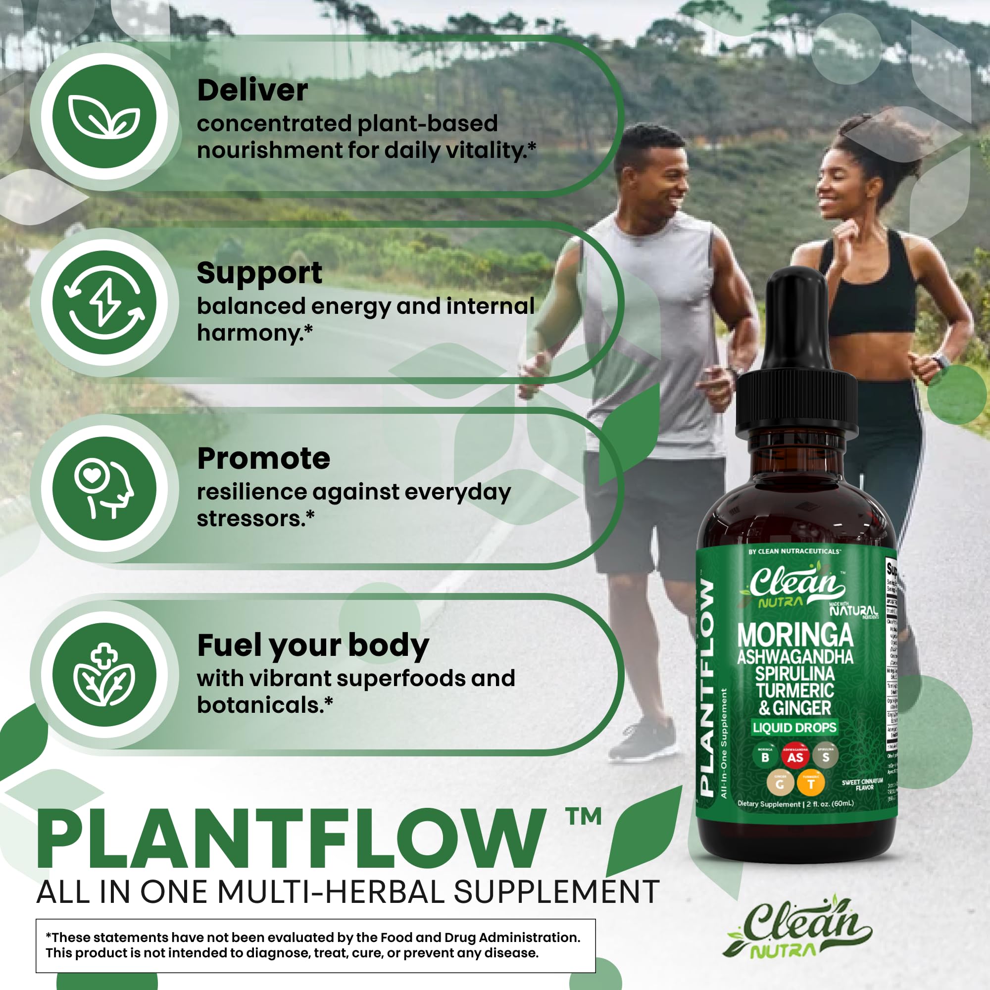 Clean Nutraceuticals Vitamin C Boost bottle with bright citrus notes and energy