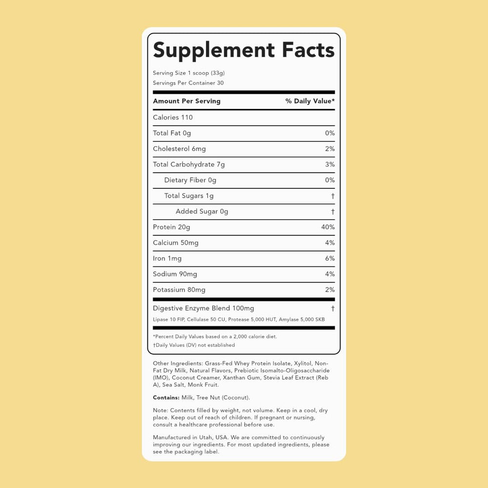 Clean Simple Eats Simply Vanilla powder scoop depicting post-workout use.