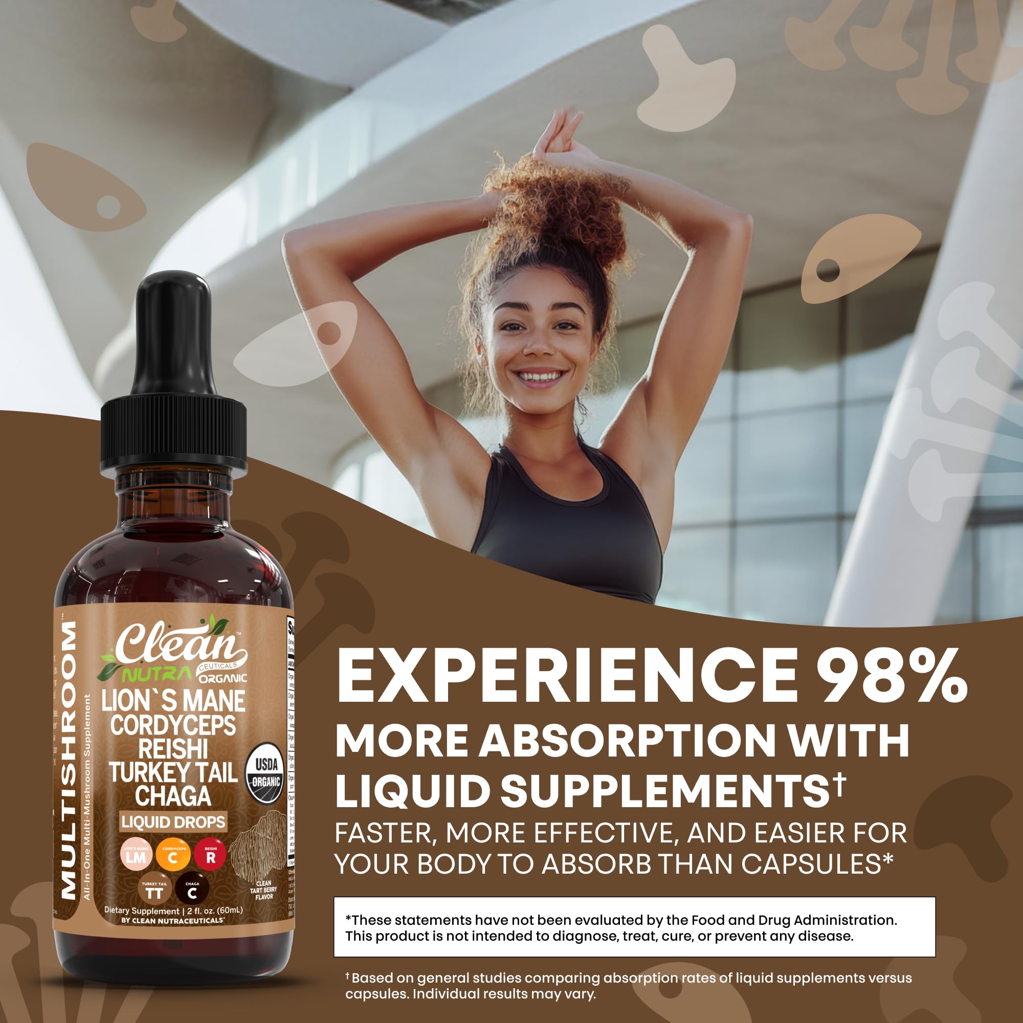 Clean Nutraceuticals Dropper detail shows easy dosing and quick absorption.