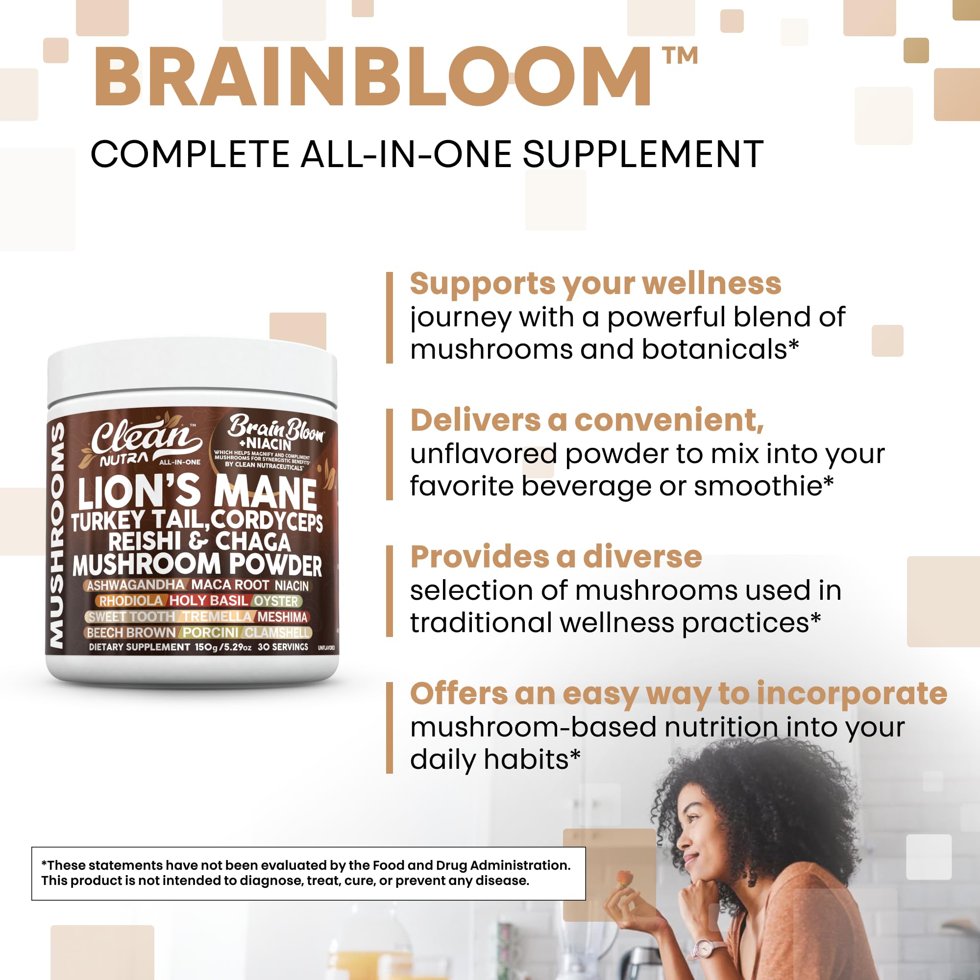 Clean Nutraceuticals niacin-boost scoop enhances absorption during mixing.