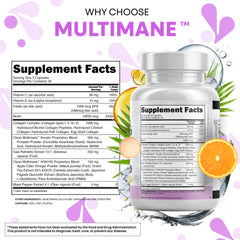 Clean Nutraceuticals biotin beauty capsules highlighting hair and nail support.