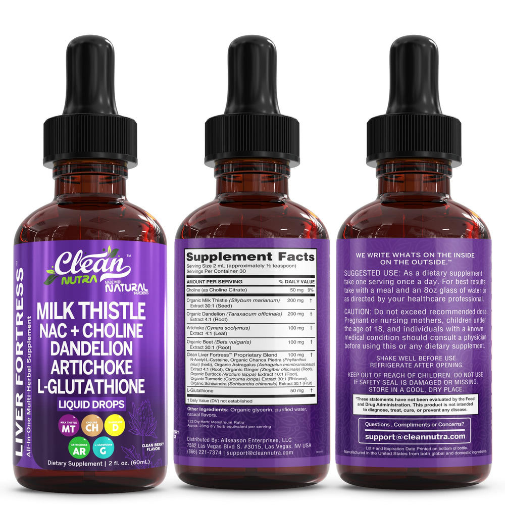 Clean Nutraceuticals Ginger Burdock Schisandra liquid blend visualization