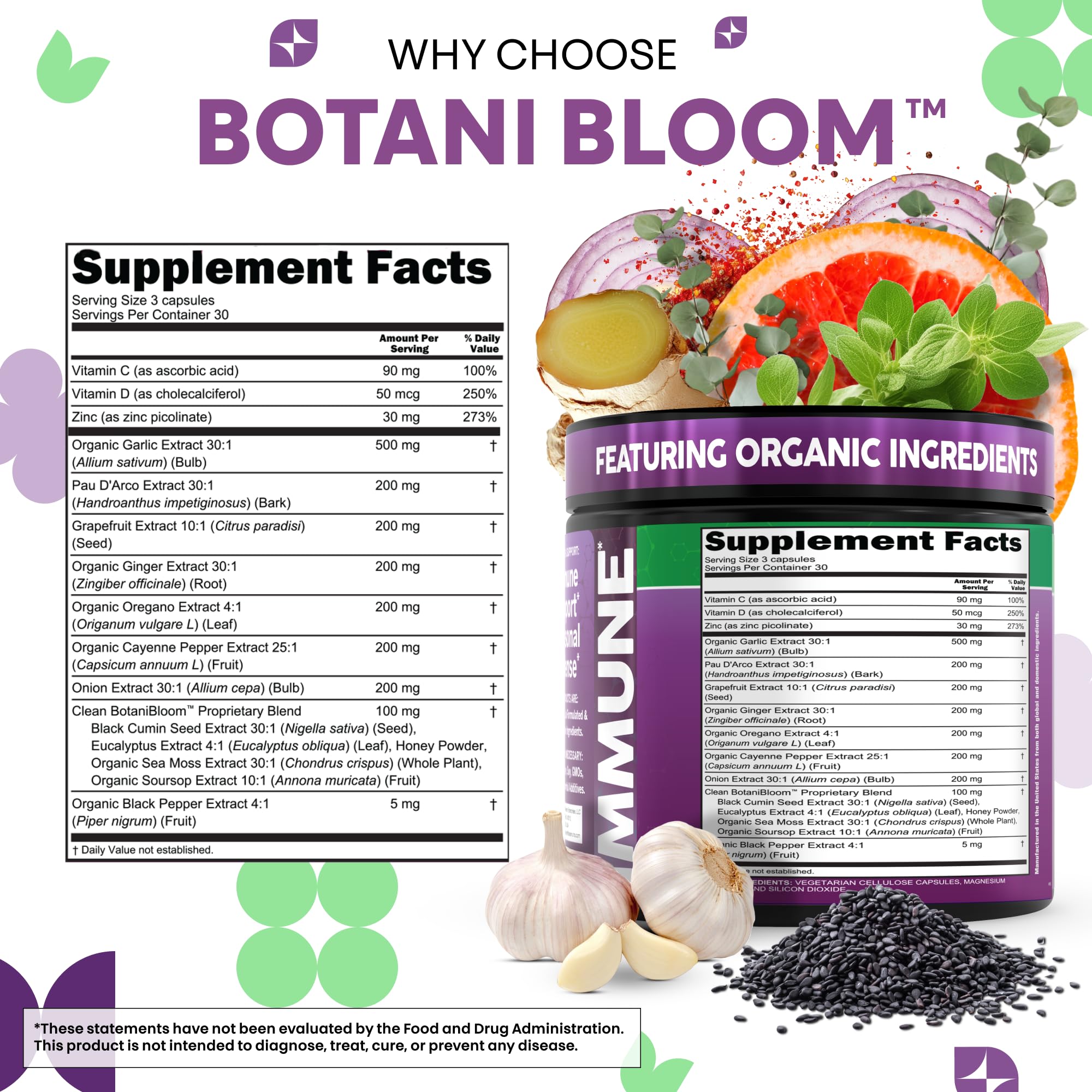 Clean Nutraceuticals grapefruit seed extract capsule for antioxidant support.