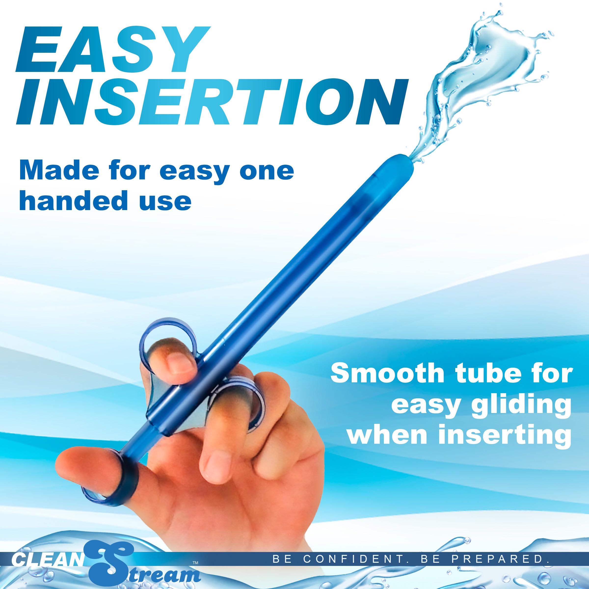 Cleanstream XL finger loops provide secure handling for steady application
