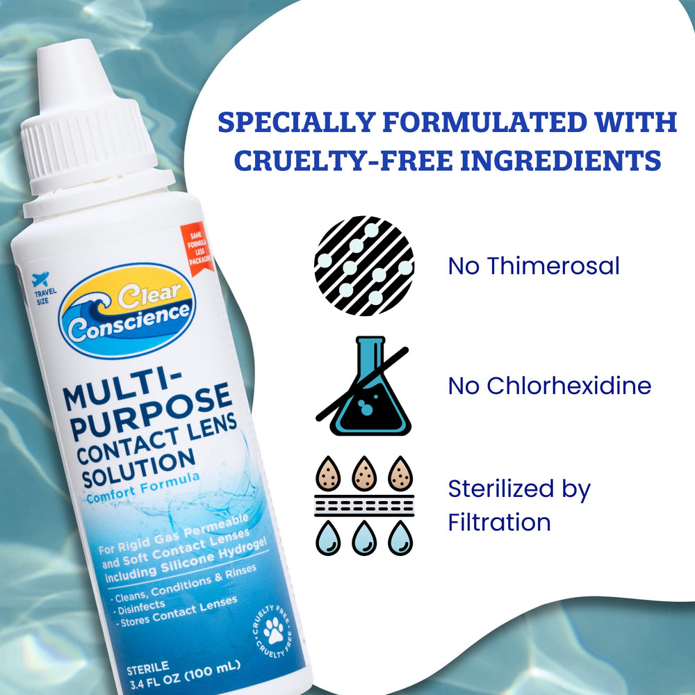 Clear Conscience: lentes tras enjuague para claridad cristalina